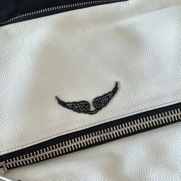 Zadig& Voltaire twin’s zip grained leather handbag - Picture 11 of 15